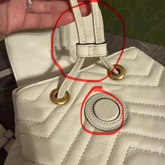 Gucci Marmont Mini Drawstring Backpack - Picture 7 of 17